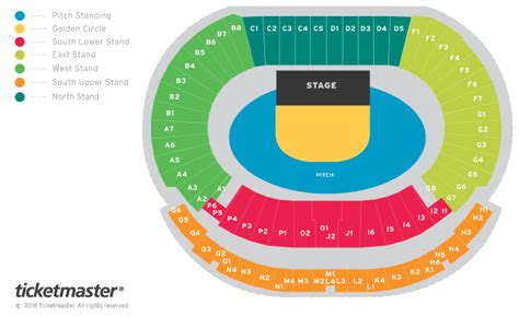 P!NK - Beautiful Trauma World Tour Seating Plan - Hampden Park