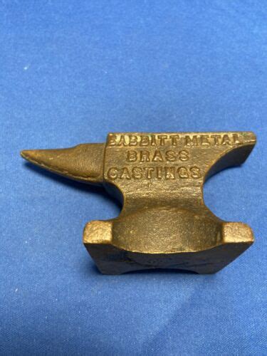 RARE BABBITT METAL Brass Casting Bronze Mini jewelers Anvil ...