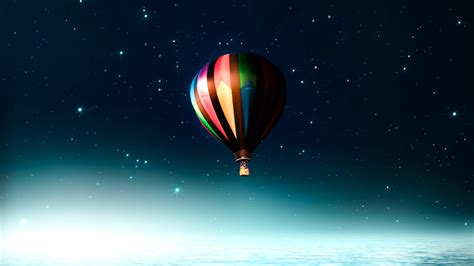 Hot Air Balloon Illustration 4k Wallpaper,HD Artist Wallpapers,4k ...