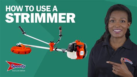 How to Use a Strimmer Correctly and Safely | Speedy Services - YouTube