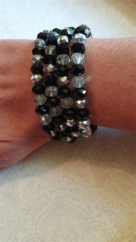 Genuine Swarovski Crystal Beads Stretch Bracelet