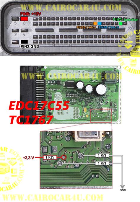 EDC17C55 BSL Pinout | Car ecu, Electrical circuit diagram, Engine control unit