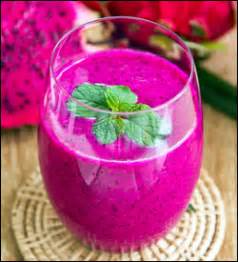 Pitaya Fruit or Dragon Fruit Smoothie Recipe