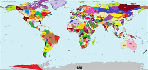 Extreme separatist world map (legend in the comments) : r/Maps