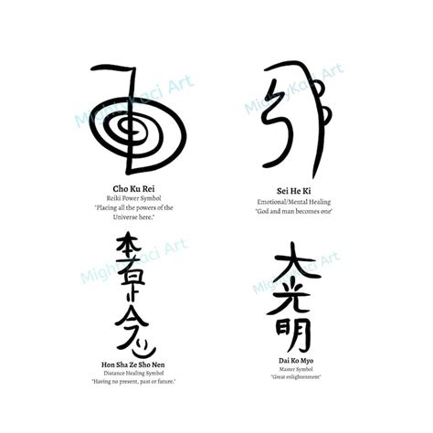 Reiki Symbols Printable - Etsy