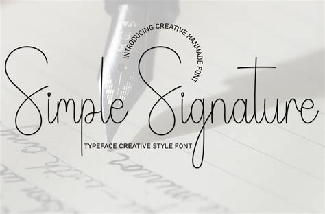 Simple Signature Font by william jhordy · Creative Fabrica