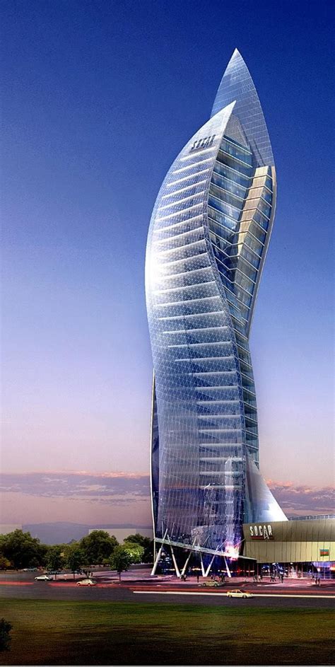 SOCAR Tower, Baku, Azerbaijan by Heerim Architects :: 42 floors, height ...