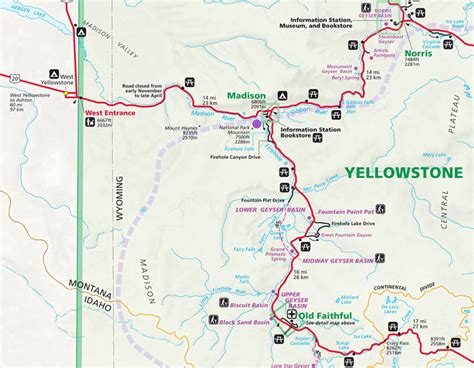 Madison River Yellowstone Map - Channa Antonetta