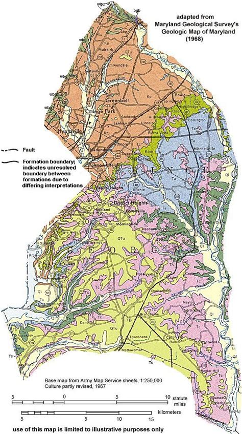 Geologic Maps of Maryland: Prince Georges County