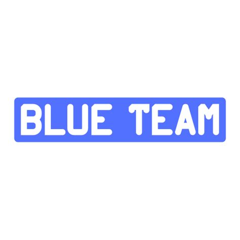 Blue Team Sticker - Just Stickers : Just Stickers