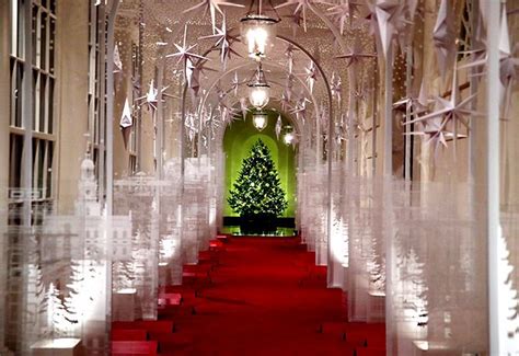 Melania Trump shows off White House Christmas décor - Rediff.com India News