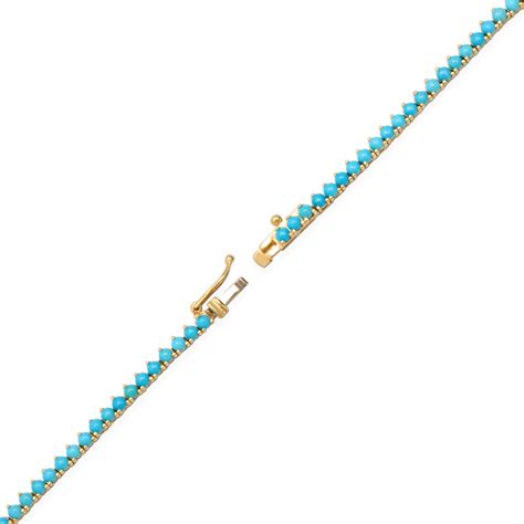 3-Prong Turquoise Tennis Necklace for Women | Jennifer Meyer