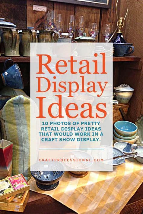 Retail Store Displays for Craft Booth Ideas