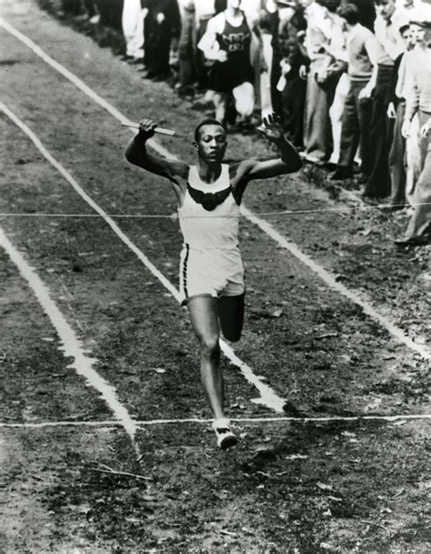 Jesse Owens, track and field athlete: Gold Medalist at 1936 Berlin Olympics 100m, 200m, 4x100 ...