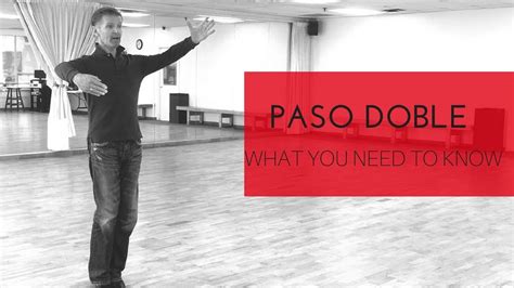 Paso Doble dance: what you need to know (beginner's steps) - YouTube