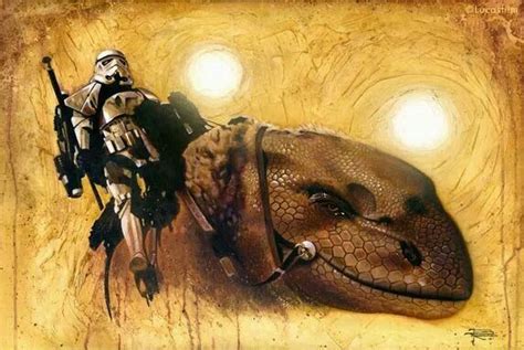 Dewback Recon | Star wars poster, Star wars art, Star wars villains