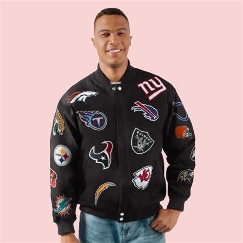 Nfl Jacket With All Team Logos - AirBorne Jacket