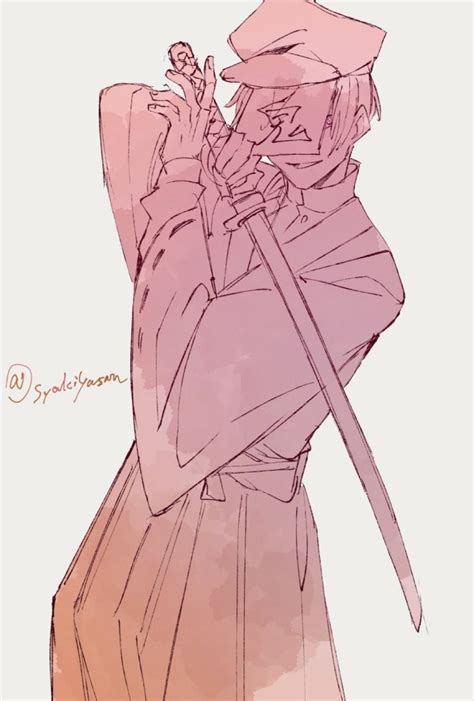 Pin by Ling on A-插畫551-600 | Samurai poses, Sword poses, Drawing poses