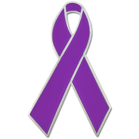 Purple Domestic Violence Awareness Ribbon Enamel Lapel Pin - Walmart ...