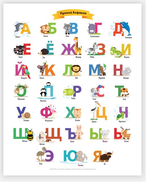 Russian Alphabet Printable Pdf