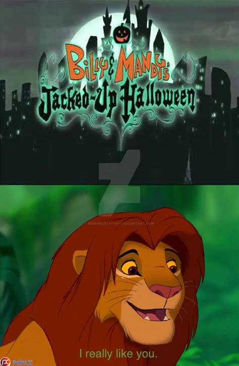 Simba Do Like Billy and Mandy Jacked-up Halloween by breewildcat1997 on DeviantArt