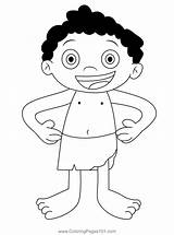 Tarzan Boy Coloring Page For Kids  Free Little Einsteins Printable sketch template