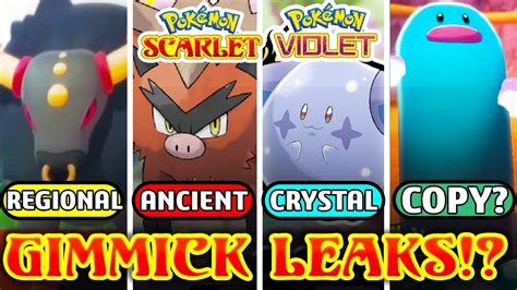 The 5 NEW GIMMICKS & NEWS for Pokemon Scarlet & Violet LEAKS!? - YouTube