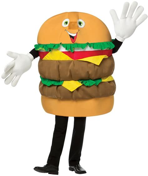 Cheeseburger Waver Costume Adult | SCostumes