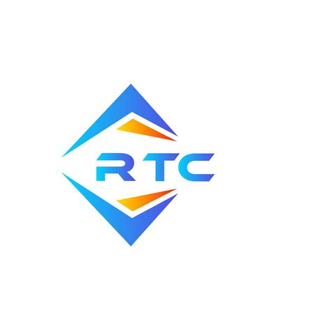 RTC abstract technology logo design on white background. RTC creative initials letter logo ...