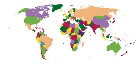 The world map in 1993 according to the Animaniacs’ “Yakko’s World” : r/JackSucksAtGeography