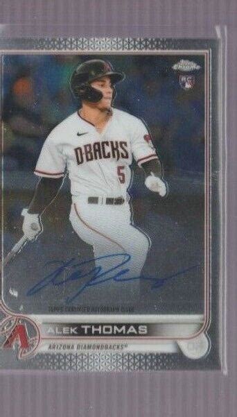 Alek Thomas #RA-AT Prices | 2022 Topps Chrome Rookie Autographs ...