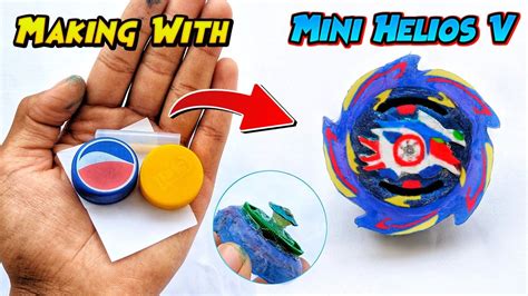 How to Make Mini Helios Volcano Beyblade 🌊| With Simple Things - YouTube