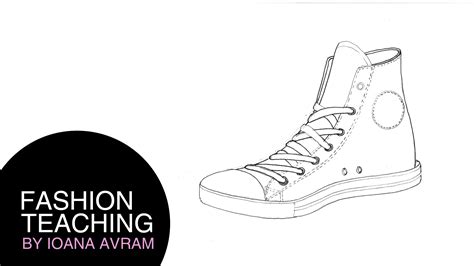 Converse Shoe Sketch at PaintingValley.com | Explore collection of ...