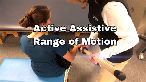 Active Assistive Range Of Motion Exercise For Flexion (A, B), Download ...