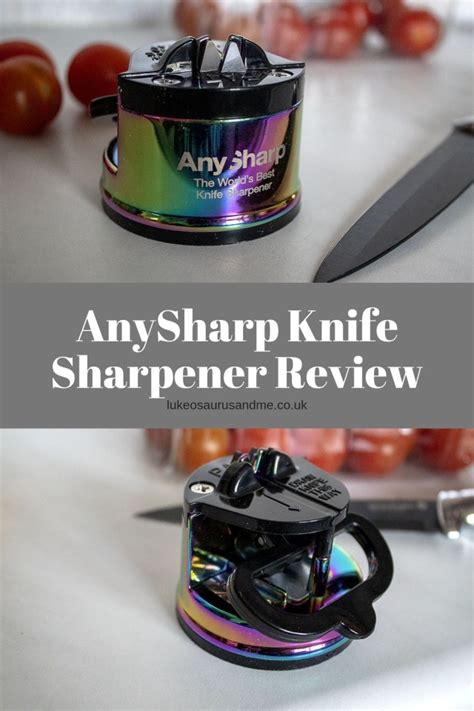 AnySharp Knife Sharpener Review - Lukeosaurus And Me