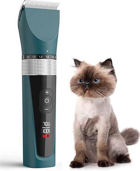 oneisall Cat Grooming Clippers for Matted Hair, 5-Speed Cat Grooming ...