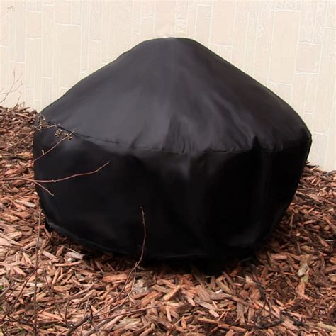 Sunnydaze Heavy-Duty Weather-Resistant Round Fire Pit Cover with Drawstring and Toggle Closure ...