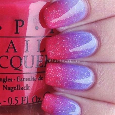 Purple pink gradient glitter nails | Nails, Nail art ombre, Fabulous nails