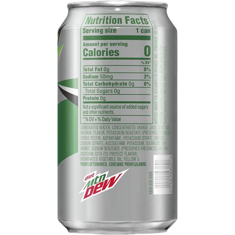 Diet Mountain Dew Cans, 12 Fl Oz (Pack of 24)- Buy Online in United Arab Emirates at Desertcart ...