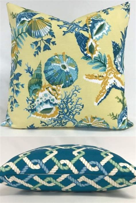 Coastal & Beach Theme Throw Pillow Covers for Easy Pillow Makeovers