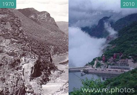 Before and After: Cahora-Bassa Barrage (1970 & 2010)