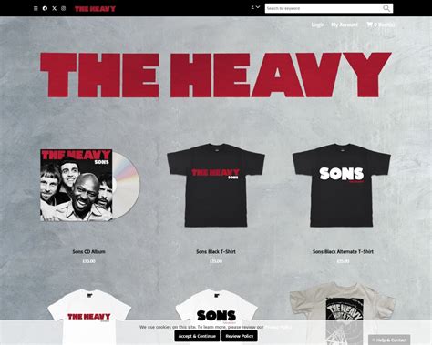 The Heavy Official Online Store : Merch, Music, Downloads & Clothing