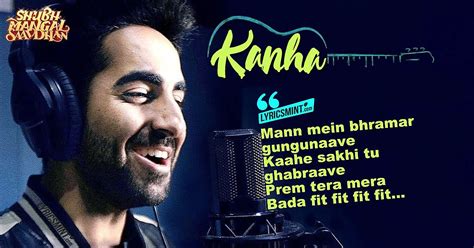 Kanha Unplugged Lyrics - Ayushman Khurana | Shubh Mangal Saavdhan