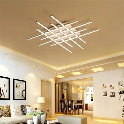 Bar shaped creative LED ceiling lights Living room bedroom study restaurant ceiling lamp ...