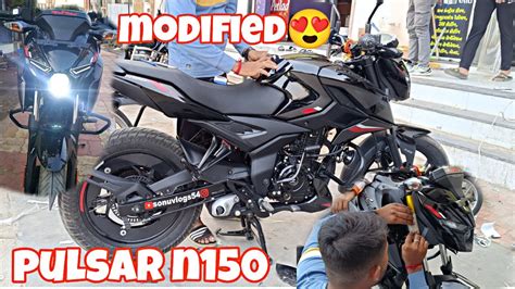 PULSAR N150 modified😍 || finally modified complete👌💯 2023|| #n150 #modified - YouTube