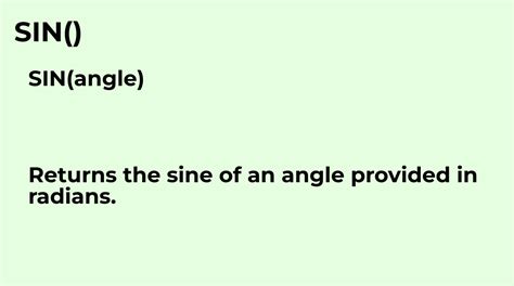 How to Use SIN() function in Google Sheets · Better Sheets