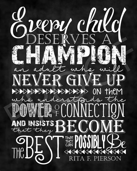 Quote Every Child Deserves a Champion... | Etsy | Special education quotes, Education quotes ...