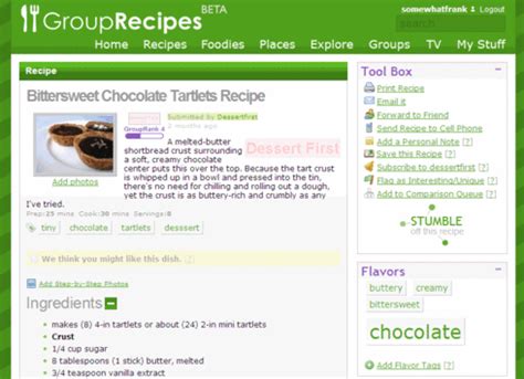 Group Recipes Community For Food Lovers - SOMEWHAT FRANK