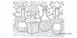 Magic Potion Coloring Pages sketch template