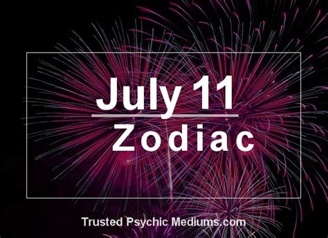 July 11 Zodiac - Complete Birthday Horoscope and Personality Profile